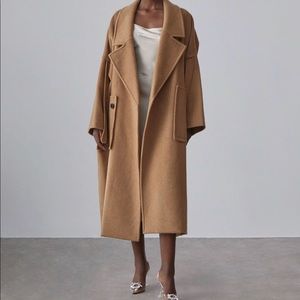 Silk Maison PATCH POCKETS OVERSIZED WOOL COAT